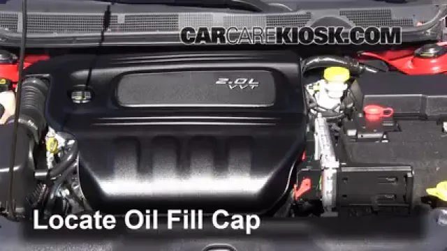 2013 Dodge Dart SXT 2.0L 4 Cyl. Aceite Agregar aceite